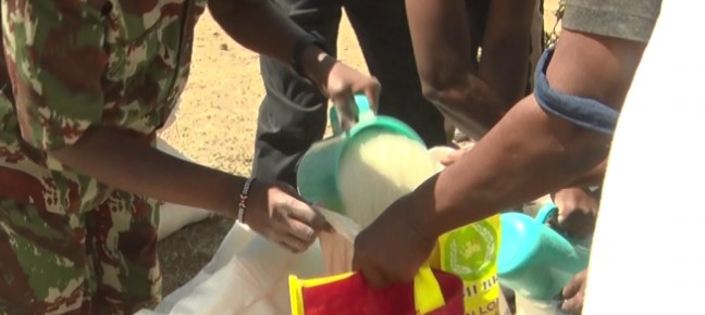 Narok Central Residents Recieve Relief Food